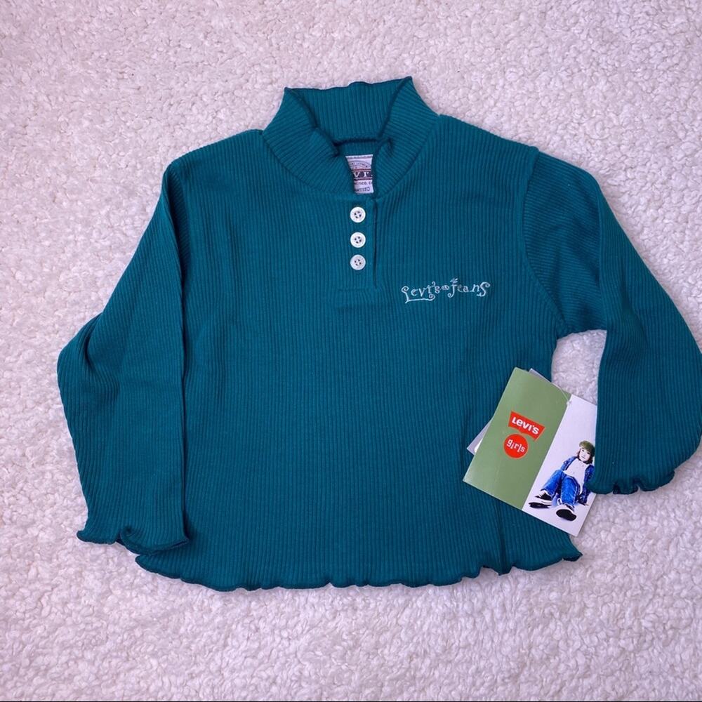 Levi’s Long Sleeve Green Tee 2T
